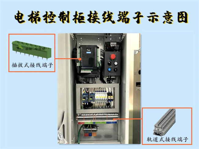 电梯控制柜接线端子示意图